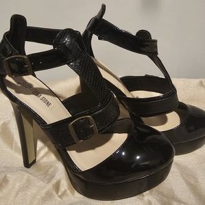 Shoedazzle Black Patent Leather Heels